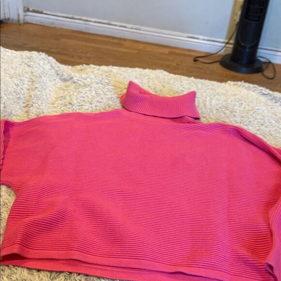 Old Navy Vibrant Pink Cowl Neck Sweater - Picture 1 of 6